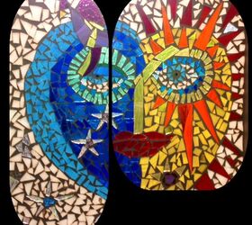 fiercely fun glass mosaic window, crafts, ARTISTIC LICENSE