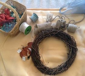 going coastal with fall decor coastal fall wreath, crafts, home decor, seasonal holiday decor, wreaths