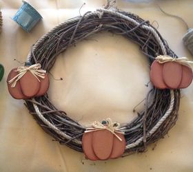 going coastal with fall decor coastal fall wreath, crafts, home decor, seasonal holiday decor, wreaths