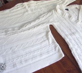 cozy no sew patchwork cable knit table runner, crafts, dining room ideas, home decor, seasonal holiday decor