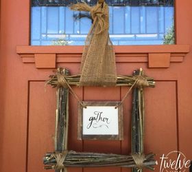 make your own fall twig wreath, crafts, seasonal holiday decor, wreaths