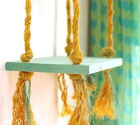 all i need is a drill diy rope shelf, diy, living room ideas, shelving ideas, wall decor