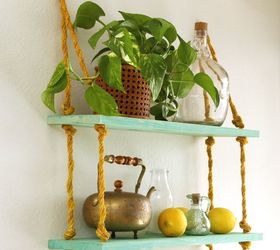 all i need is a drill diy rope shelf, diy, living room ideas, shelving ideas, wall decor