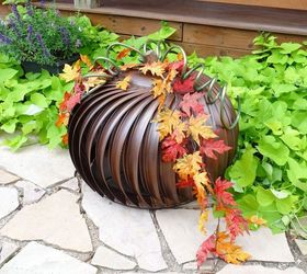 repurposed roof wind turbines again, crafts, halloween decorations, repurposing upcycling, roofing, seasonal holiday decor