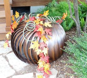repurposed roof wind turbines again, crafts, halloween decorations, repurposing upcycling, roofing, seasonal holiday decor
