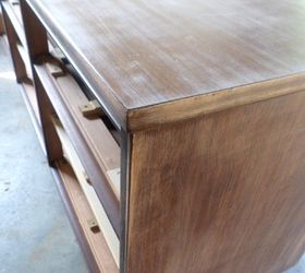 mid century modern dresser redo, painted furniture