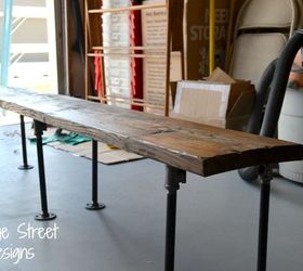 diy metal pipe entertainment center, diy, painted furniture, repurposing upcycling