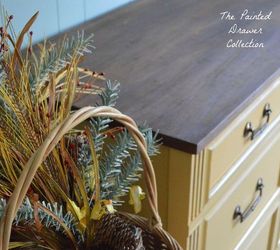 autumn inspired dresser, painted furniture