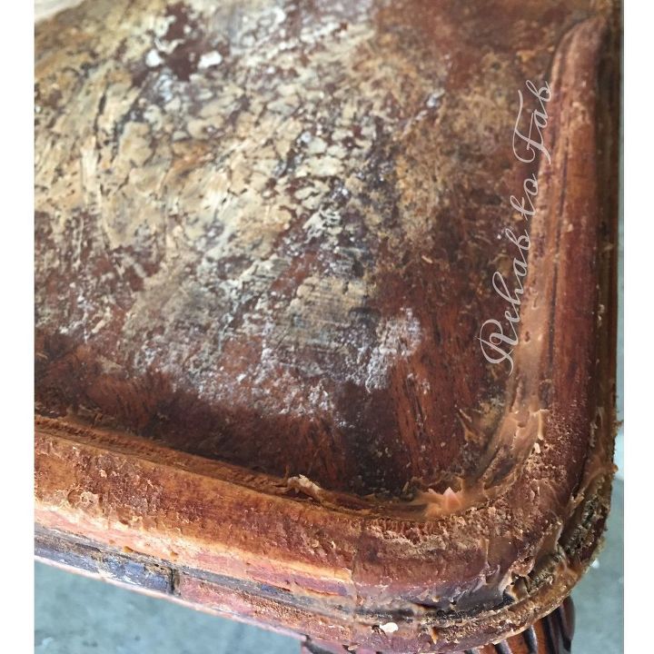 citristrip suran wrap to remove finishes, painted furniture, repurposing upcycling, woodworking projects