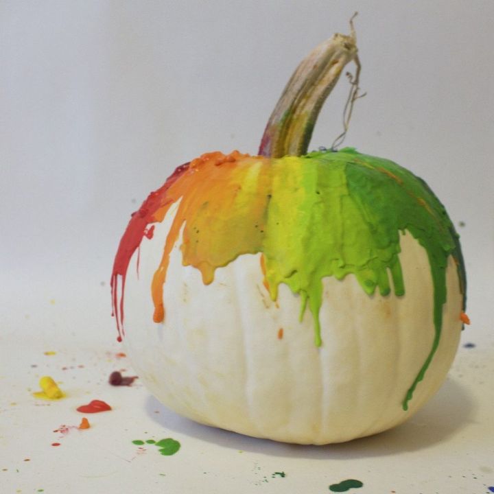 Fun Crafts How To Decorate Pumpkin With Wax Crayons Decorating A Pumpkin With Crayons