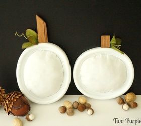 picture frame pumpkins a thrift store makeover, crafts, seasonal holiday decor