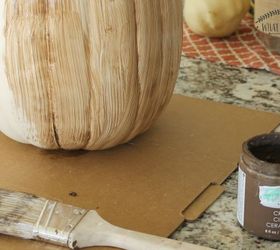 rustic pumpkin vase for halloween fall thanksgiving or autumn, crafts, seasonal holiday decor