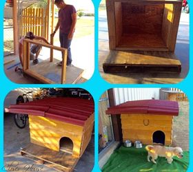 we madet a pallet puppy palace, diy, pallet, pets animals, repurposing upcycling, woodworking projects