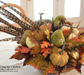 how to create a fall arrangement, how to, seasonal holiday decor
