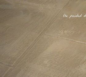 how to create the look of a stone floor out of old linoleum, bathroom ideas, chalk paint, flooring, how to, painting, small bathroom ideas
