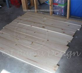 diy restoration hardware inspired queen bed, bedroom ideas, diy, how to, painted furniture, repurposing upcycling, woodworking projects