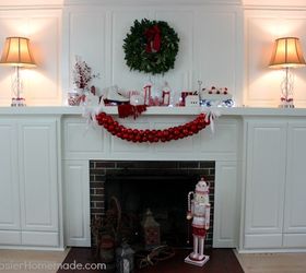 diy ornament garland, christmas decorations, seasonal holiday decor