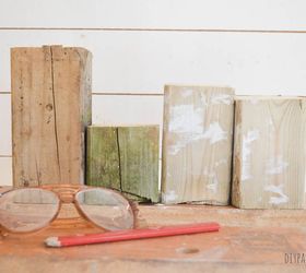 fence posts turned candles sticks homeforfall, crafts, home decor, repurposing upcycling, seasonal holiday decor
