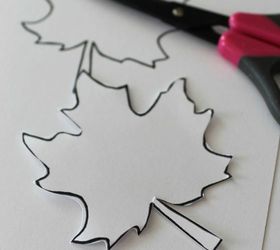 make your own stenciled leaf jars, chalk paint, crafts, how to, seasonal holiday decor