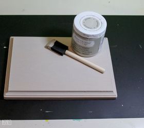 diy golden acorns gather sign, chalk paint, crafts, seasonal holiday decor