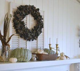 super easy plaid wreath for fall, crafts, seasonal holiday decor, wreaths