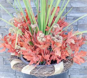 8 tips for making a gorgeous fall outdoor floral arrangement, crafts, seasonal holiday decor