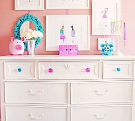 little girl s gallery wall, crafts, wall decor