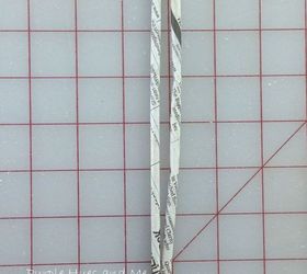 recycled newspaper woven flower, crafts, repurposing upcycling