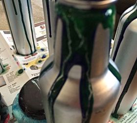 from trash to sparkling treasure spitchallenge, crafts, halloween decorations, repurposing upcycling, seasonal holiday decor