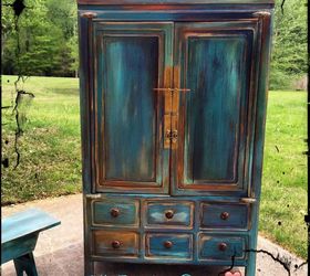 go bold, painted furniture