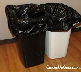 diy trash box, cleaning tips, diy, woodworking projects