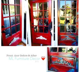 not your regular red door spitchallenge, chalk paint, doors, painting