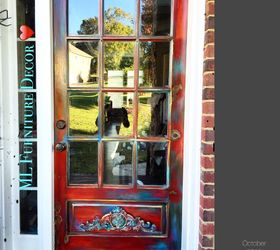 not your regular red door spitchallenge, chalk paint, doors, painting