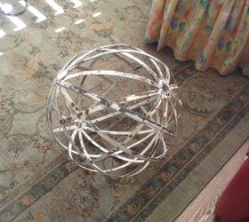 diy orb pendant light, diy, lighting, repurposing upcycling