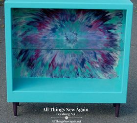 how to create an aura blast design with unicorn spit spitchallenge, painted furniture