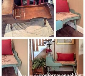 cobblers bench, painted furniture, repurposing upcycling