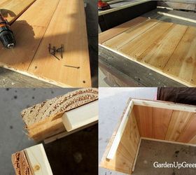 diy trash box, cleaning tips, diy, woodworking projects