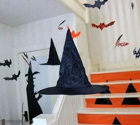 homemade halloween decorations, halloween decorations, seasonal holiday decor