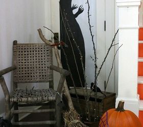 homemade halloween decorations, halloween decorations, seasonal holiday decor