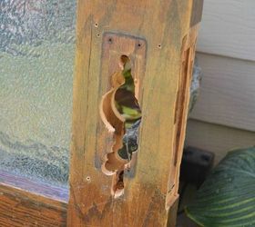 old schoolhouse door makes charming hall tree, chalkboard paint, diy, home decor, painted furniture, repurposing upcycling