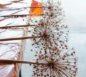 how to create gorgeous metallic painted dried giant allium flowers, crafts, how to