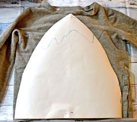 upcycle your old sweaters into some cute mountain pillows, crafts, repurposing upcycling