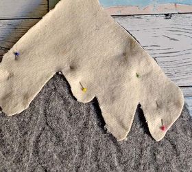 upcycle your old sweaters into some cute mountain pillows, crafts, repurposing upcycling