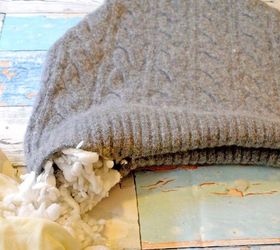 upcycle your old sweaters into some cute mountain pillows, crafts, repurposing upcycling