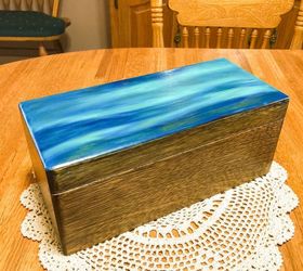 thrift store recipe box made new spitchallenge firstspitproject, crafts, Completely beautiful