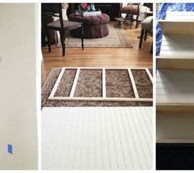 diy vintage inspired plate rack 30dayflip, diy, how to, kitchen design, painted furniture, shelving ideas, wall decor