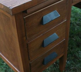 vintage teacher s desk makeover, painted furniture