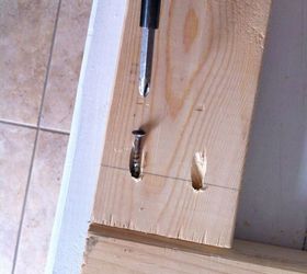 how to make pocket holes without a kreg jig, diy, how to, tools, woodworking projects