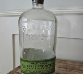 whiskey oil bottle, repurposing upcycling