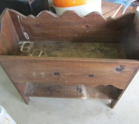 planter with antique typography, container gardening, painted furniture, repurposing upcycling